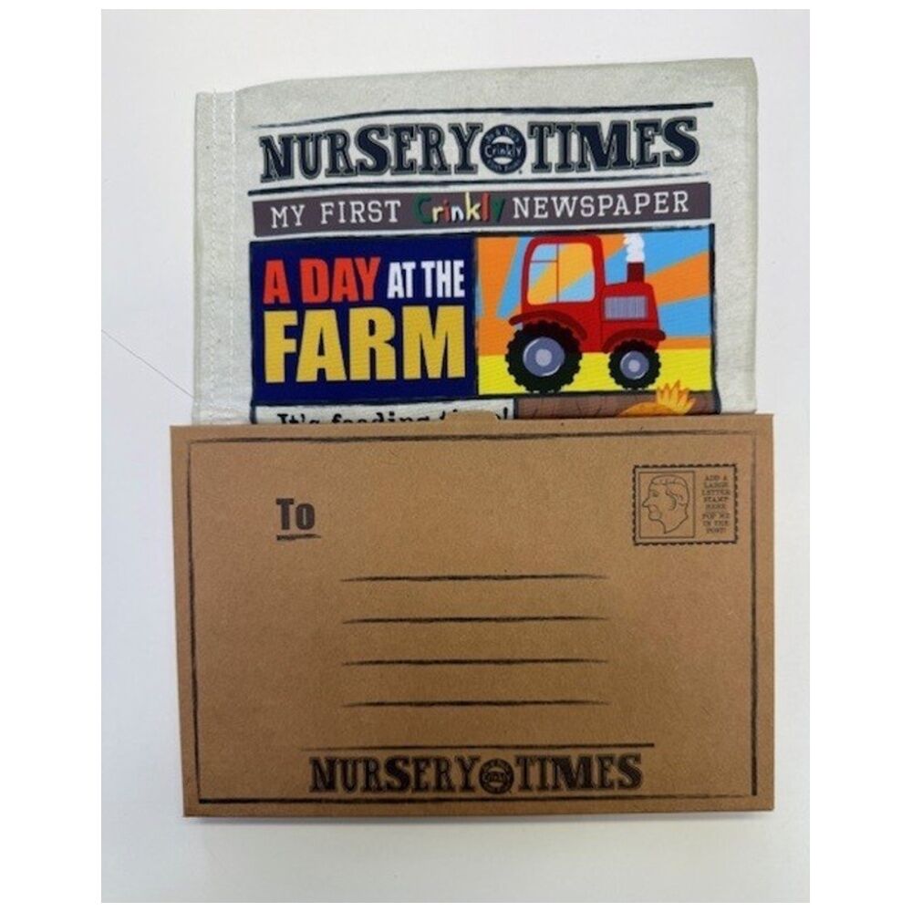 JO & Nic's Crinkly Books Jo Nics Crinkly Cloth Books Farm Animal Tactile Childrens Toy 3M+ — image 3