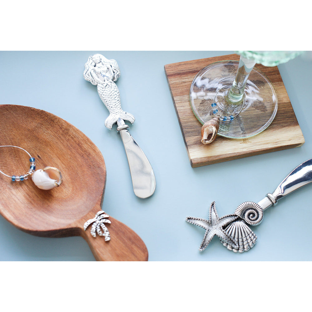 LVD Metal Mermaid Spreaders Cutlery Utensils Kitchen Decor Set Silver (2 Pieces) — image 2
