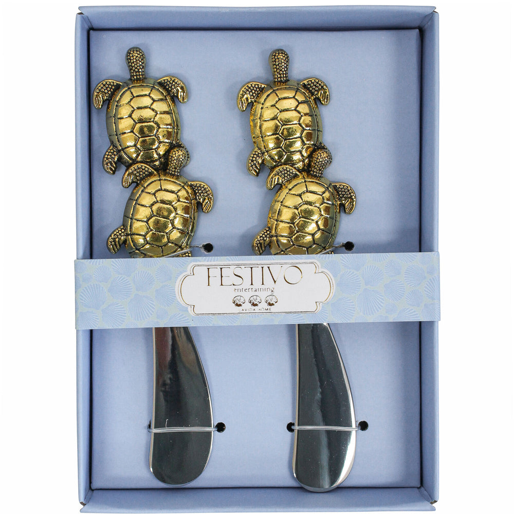 LVD 2pc LVD Spreader Gold Turtle Kitchen Cutlery Serveware/Tableware 14.5X10.5CM (4 Pack) — image 2