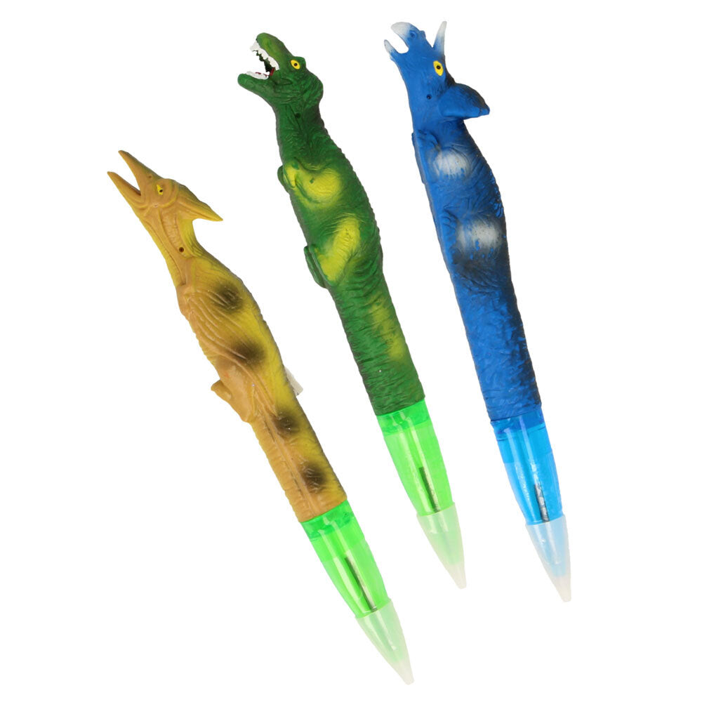 Fumfings Novelty Dinosaur Pens 22cm Ballpoint Fun Office/School 3y+ Assorted — image 2