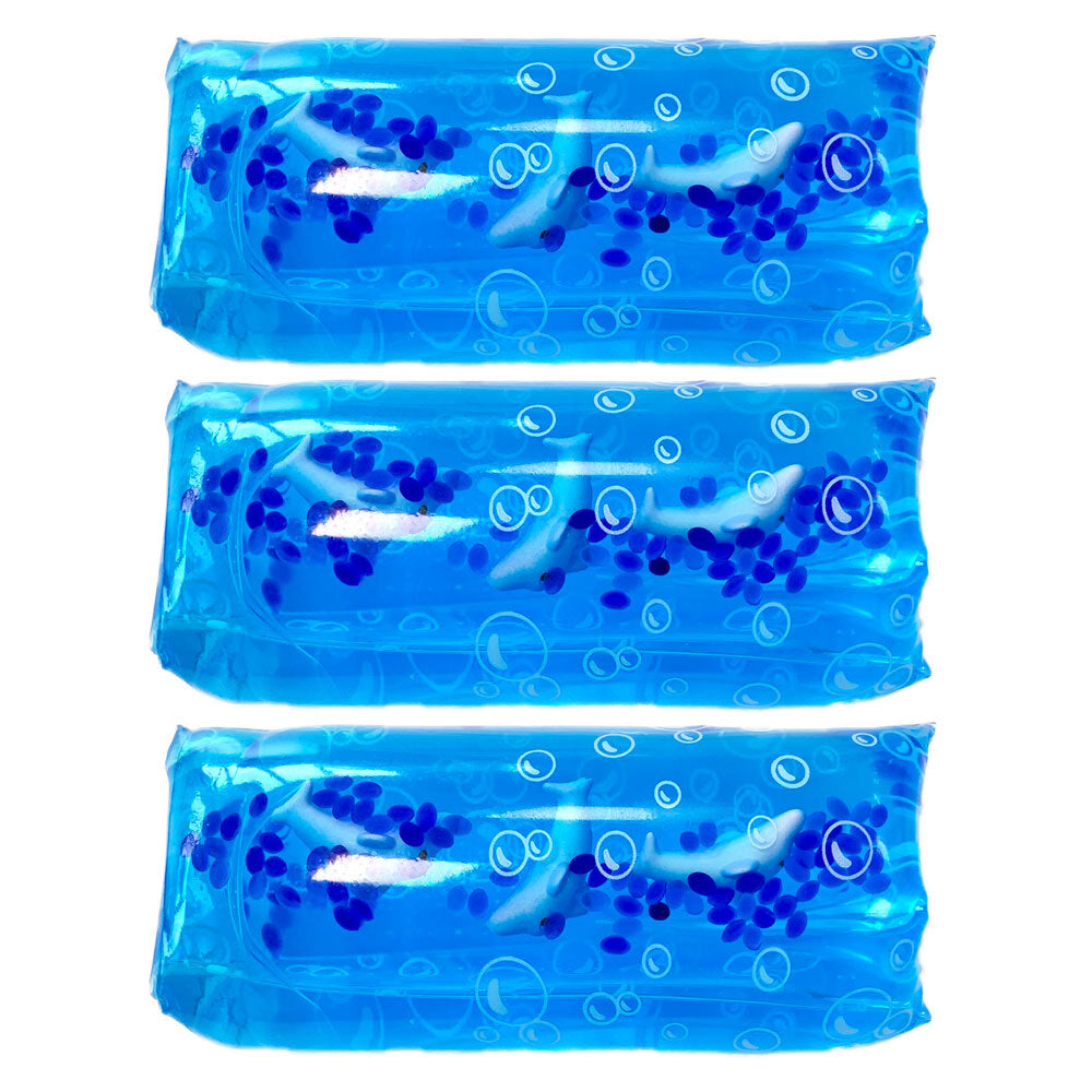 Fumfings Novelty Large Dolphin Water Snake 14cm Squeeze Toy Kids 3y+ Child (3 Pack)