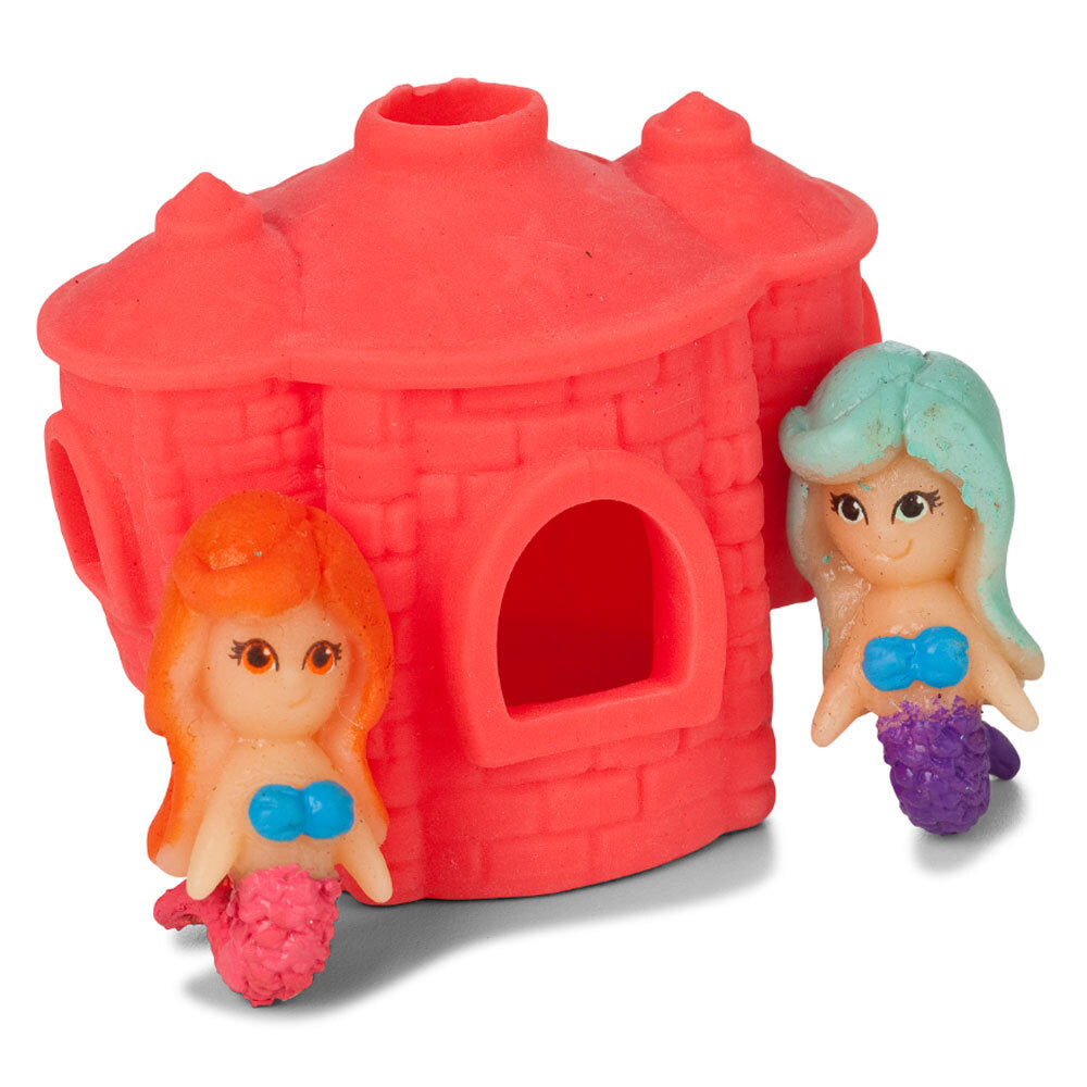 Fumfings Novelty 7cm Stretchy Mermaid & Castle 3y+ Figure Toy Kids/Toddler Asst.