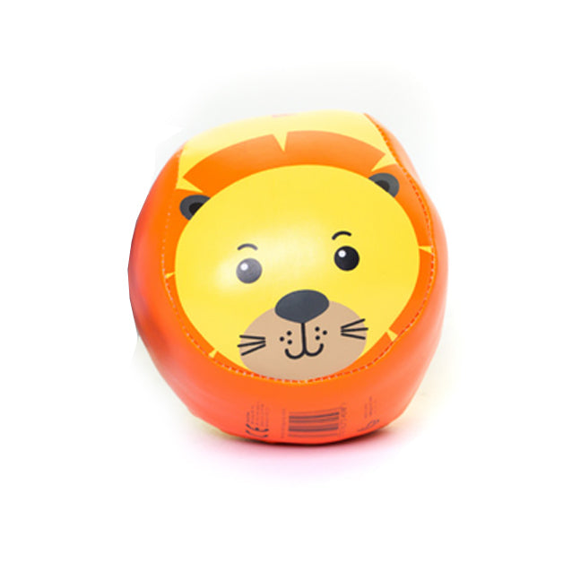 Fumfings Novelty Safari Sewn Balls 9cm Play Soft Toys Assorted Baby/Kids 0m+