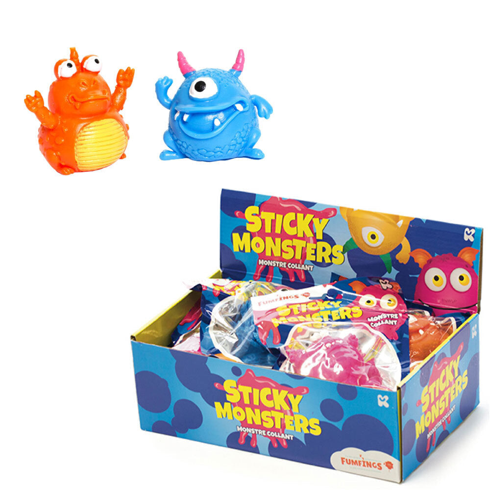 Fumfings Novelty 8cm Sticky Monsters Collectibles Fun Toy Kids/Child 3y+ Asst (3 Pack) — image 3