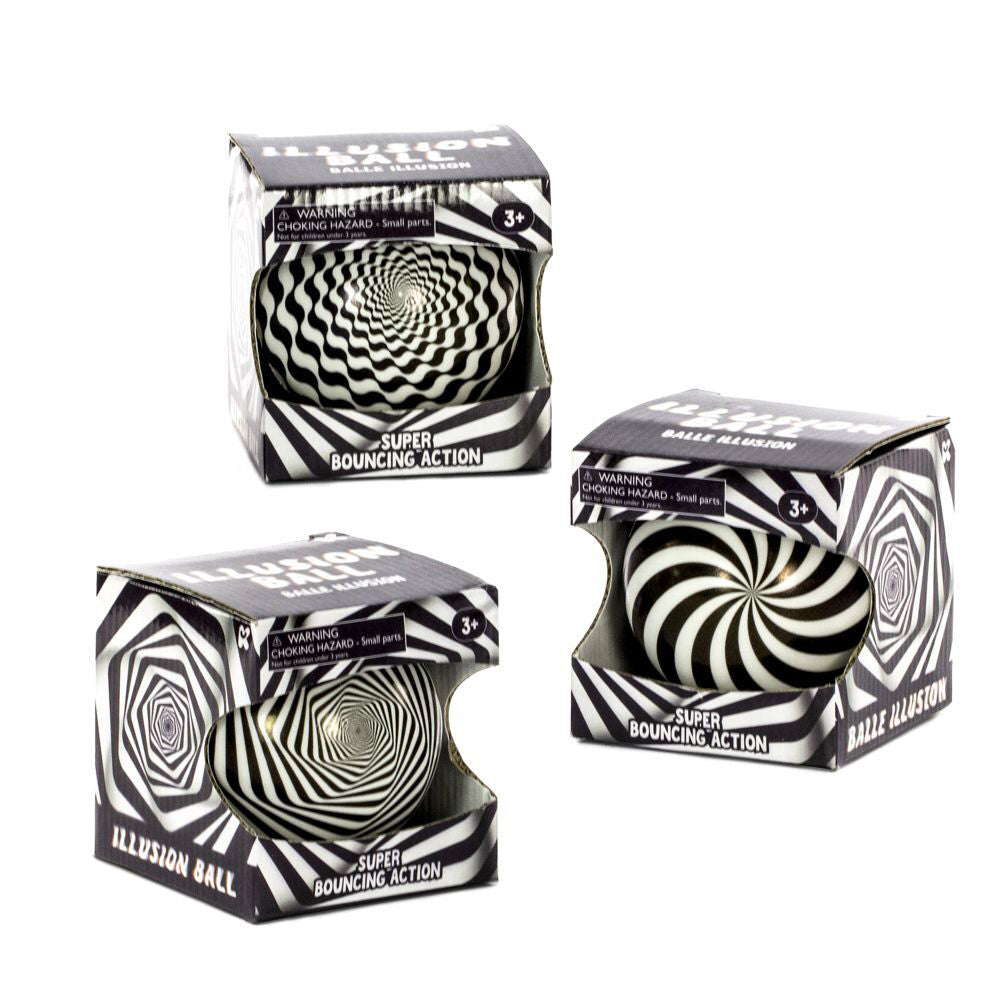 Pocket Money Fun 10cm High Bounce Illusion Ball Kids Sensory Toy Assorted 3y+ — image 3