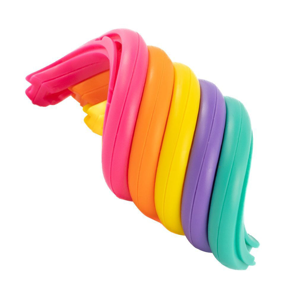 Pocket Money Fun 14cm Rainbow Fidget Twister Kids/Children Sensory Play Toy 3y+