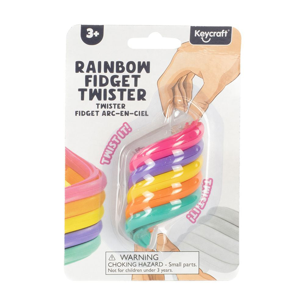 Pocket Money Fun 14cm Rainbow Fidget Twister Kids/Children Sensory Play Toy 3y+ — image 2