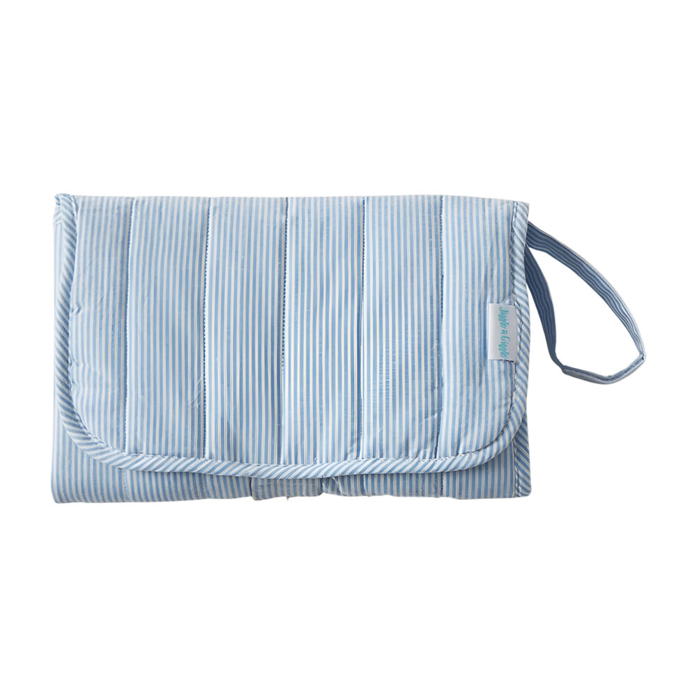 Jiggle & Giggle Changing Mat Portable Waterproof Pad Nappy Diaper Bag Blue