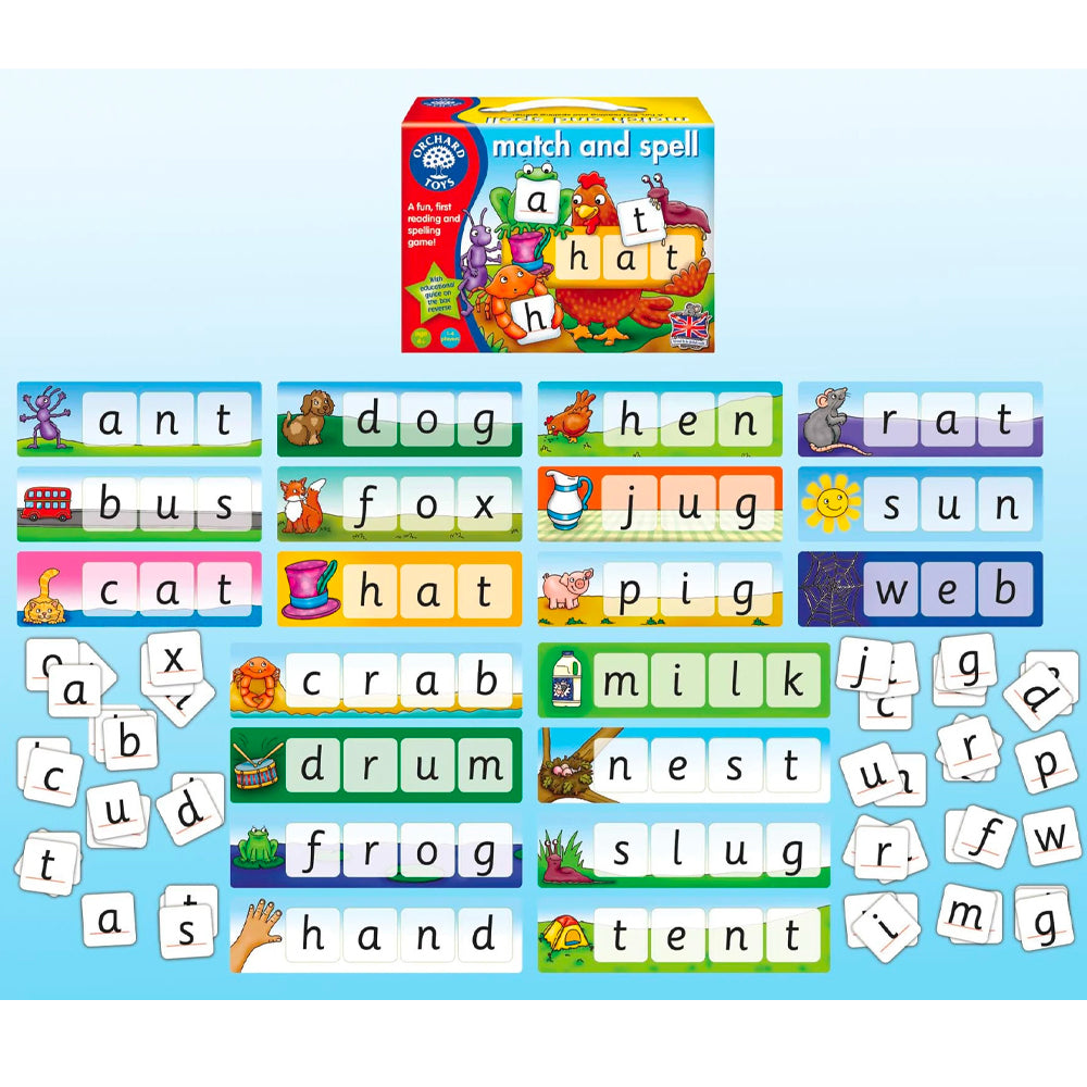 Orchard Toys Orchard Game Match & Spell Kids/Children Word Educational Learning Letter Game — image 4
