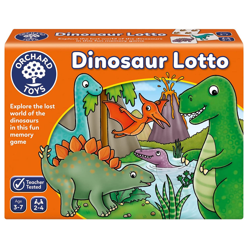 Orchard Toys Dinosaur Lotto Memory Game Board Kids/Children Educational Toy 3y+