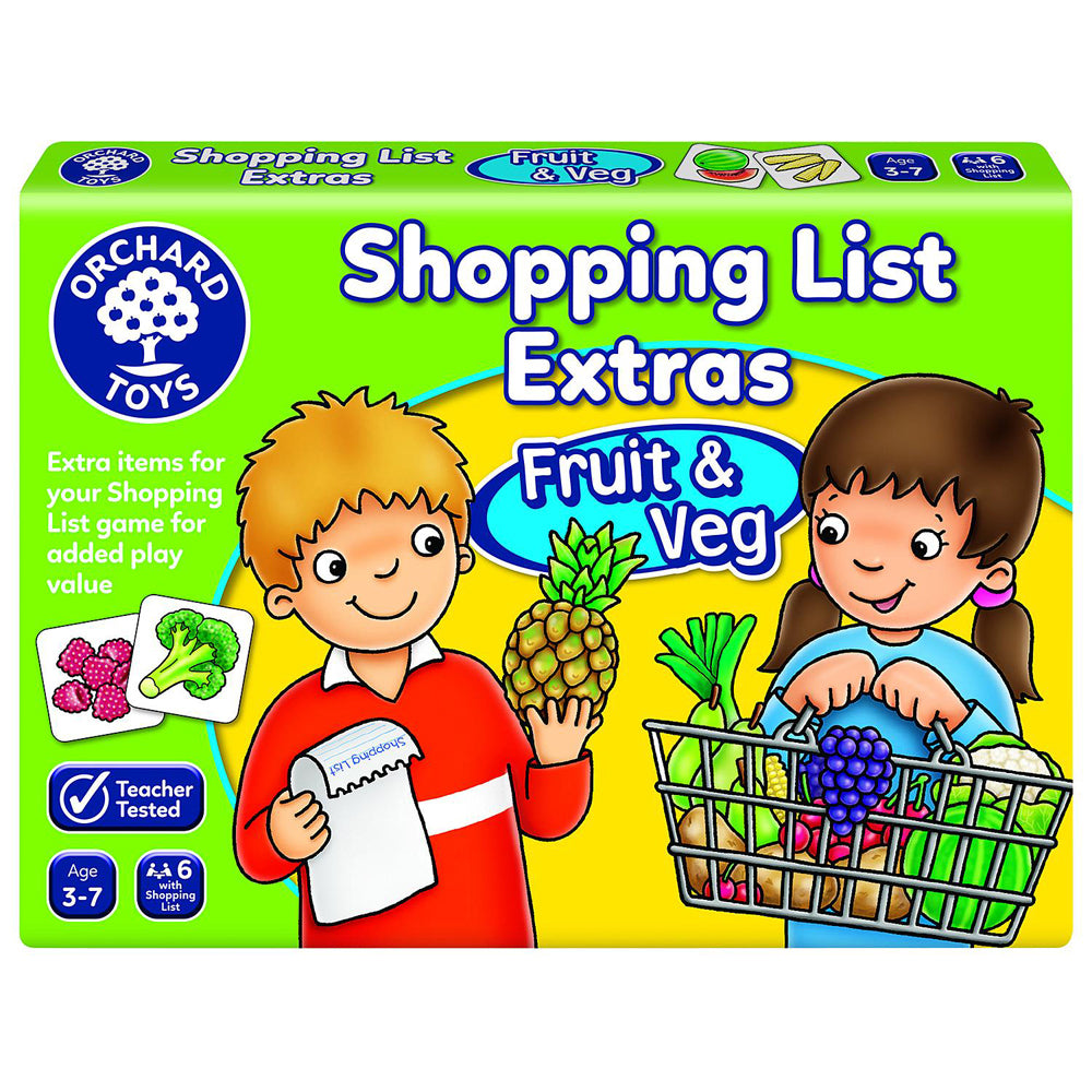 Orchard Toys Orchard Game Shopping List Booster Pack Fruit & Veg Kids/Childrens Play Toy 3+