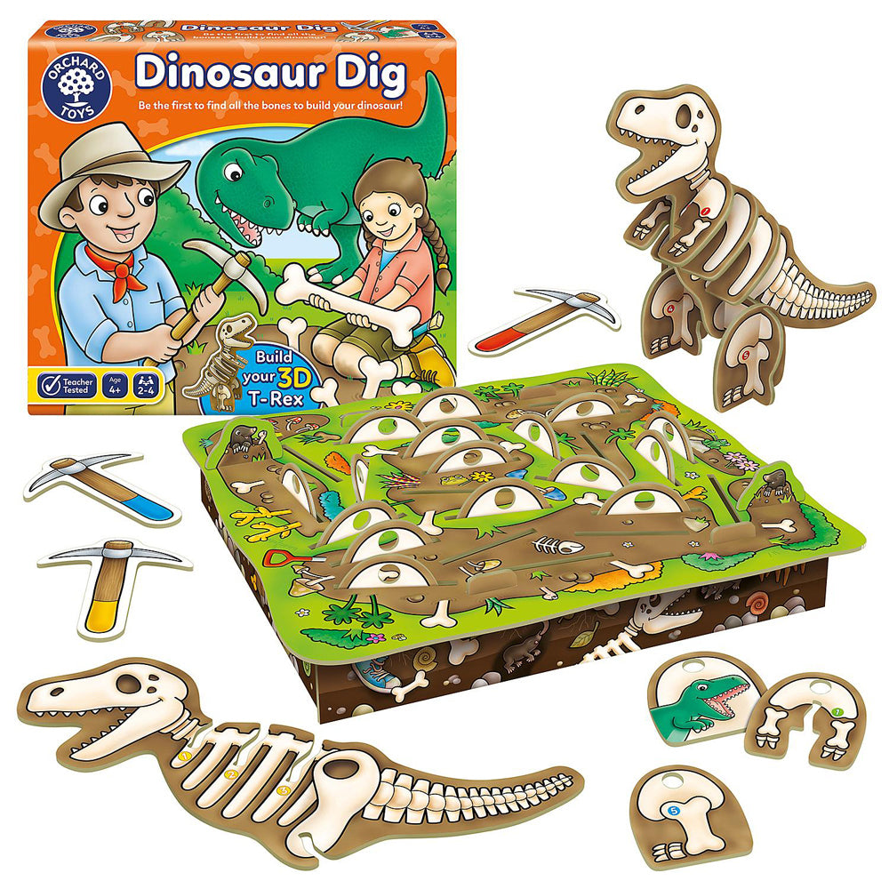 Orchard Toys Orchard Game Dinosaur Dig Kids/Childrens Educational Fun Fossil Play Toy 4+ — image 3