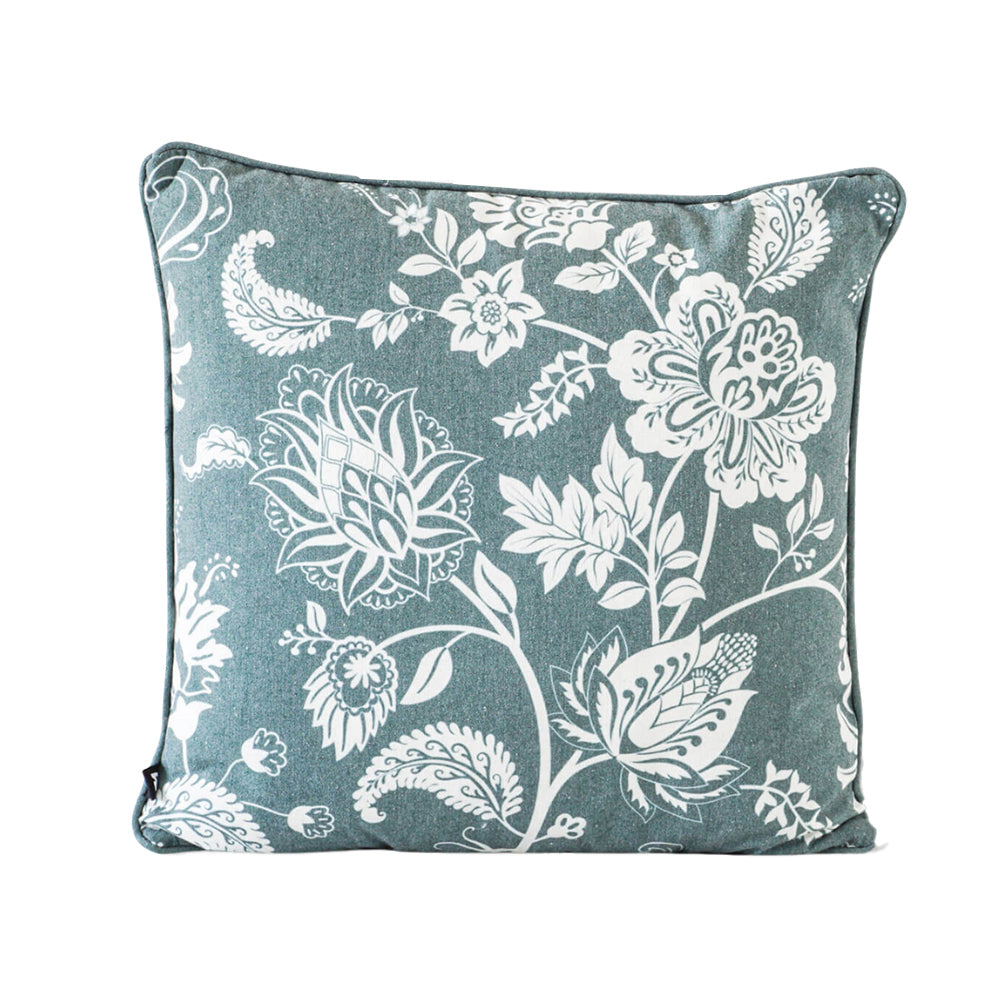 Rayell Printed Pleasant Paisley 45x45cm Indoor Cushion Pillow Decor Forest Green