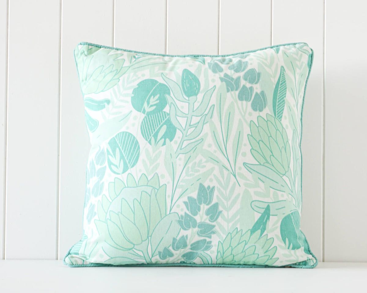 Rayell Indoor Square Cushion Earthly Pleasures Home/Lounge Decor 45x45cm — Green