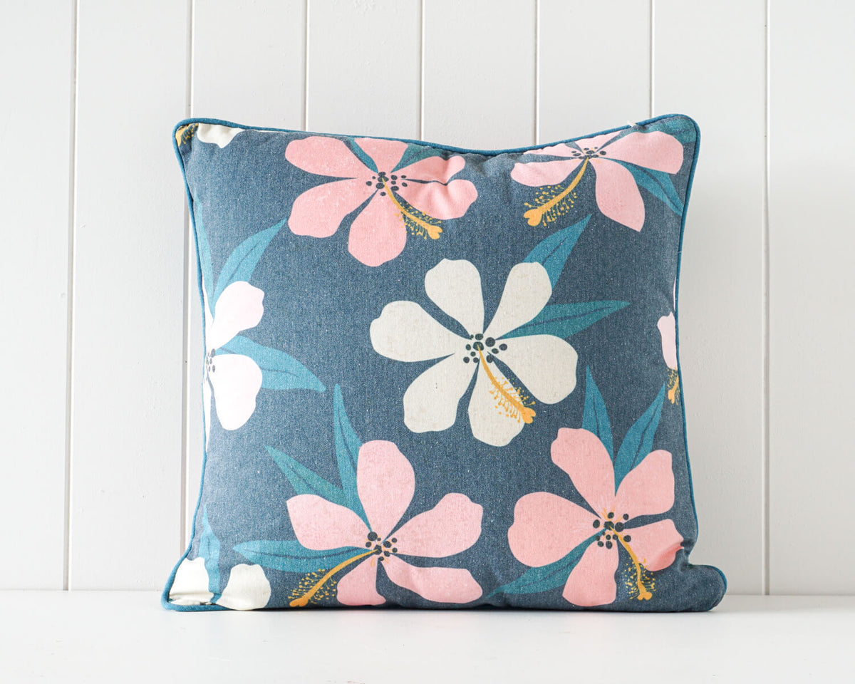 Rayell Indoor Square Cushion Blooming Bounty Home/Lounge Decor 45x45cm — Green