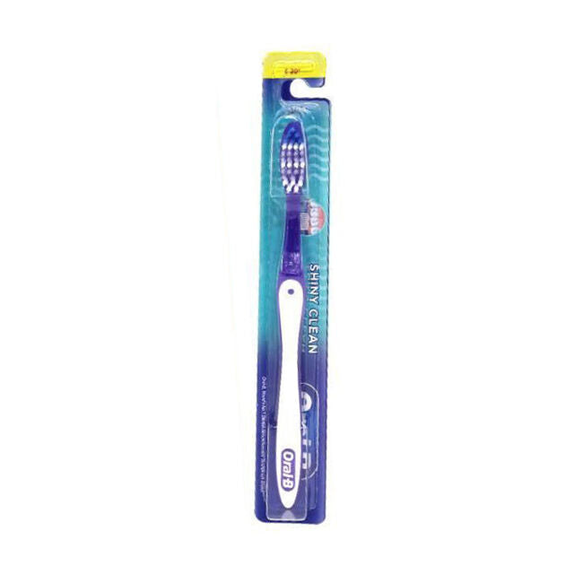 Oral B Soft Shiny Clean Standard Toothbrush Teeth Cleaning Dental Care