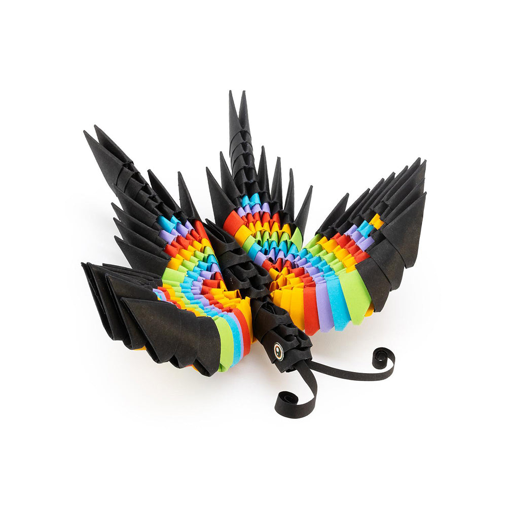 Origami 3D Paperfolding Butterfly Paper Sculpture Kids Craft Toy Kit 8+ (157 Pieces) — image 2