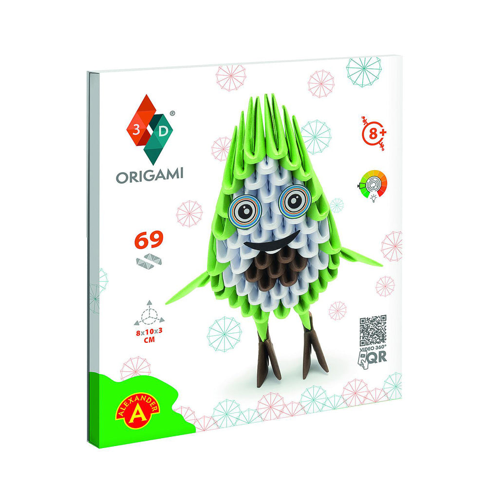 Origami 3D Paperfolding Avocodo Paper Sculpture Kids DIY Craft Toy Kit 8+ (69 Pieces) — image 4