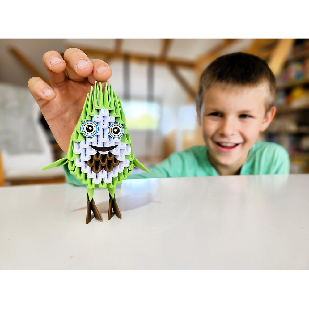 Origami 3D Paperfolding Avocodo Paper Sculpture Kids DIY Craft Toy Kit 8+ (69 Pieces) — image 3