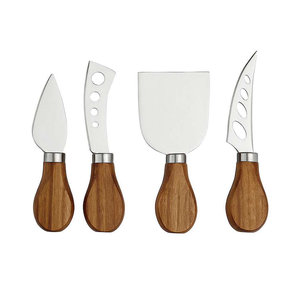 NF Living Acacian Cheese Set Knife Dinnerware/Serveware Brown (4 Pieces) — image 2