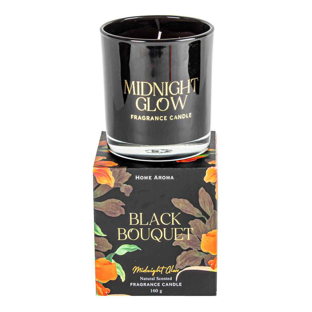 LMD Old Tupton Midnight Glow Scented Candle 160g Home Fragrance/Scent Round Black — image 3