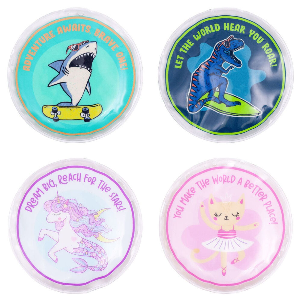 Splosh Gel-Filled 11cm Purple Out & About Mermicorn Reusable Ice Pack Round — image 3