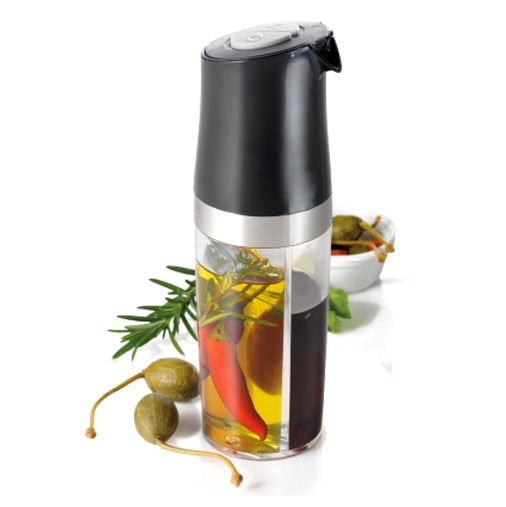 Maxim Oil & Vinegar 2 In 1 Pourer Plastic Bottle Dual Container Salad Dressing — image 2