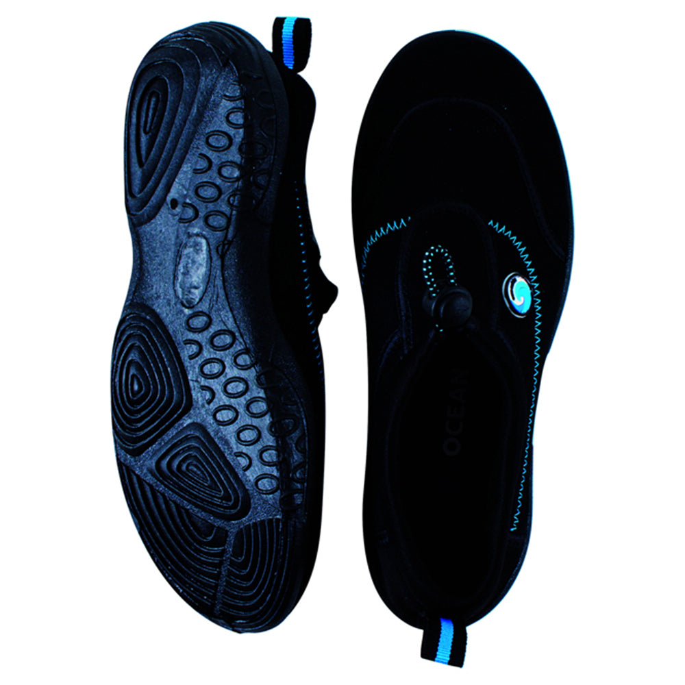 OZ Ocean Meelup Aqua Shoes Beach/Pool Outdoor Water Slip-On Adult Size 12 Black