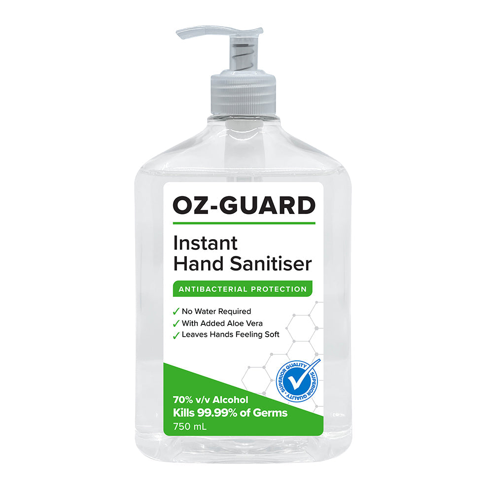 Ozguard 750ml Kids Hand Sanitiser Antibacterial Protection w/ Aloe Vera 6y+