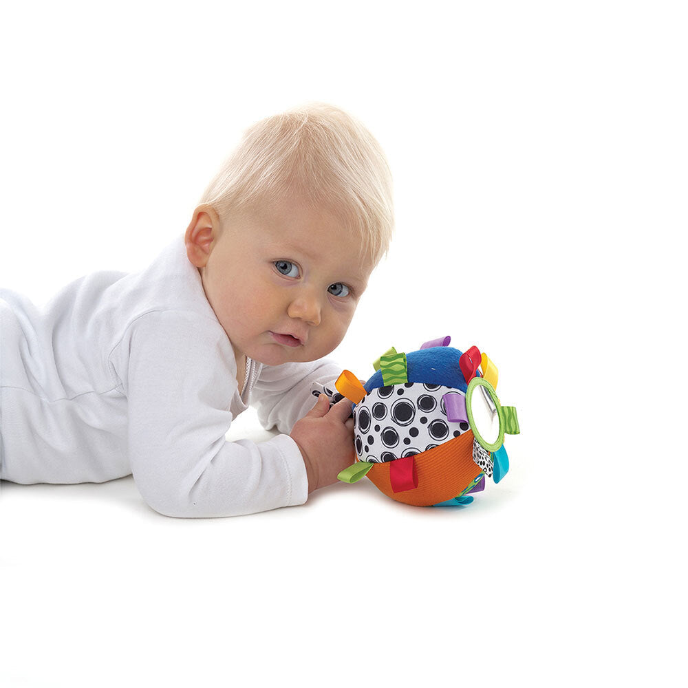 Playgro Loopy Loops Ball Soft Baby Interactive Activity Rattle Toy 3m+ — image 2