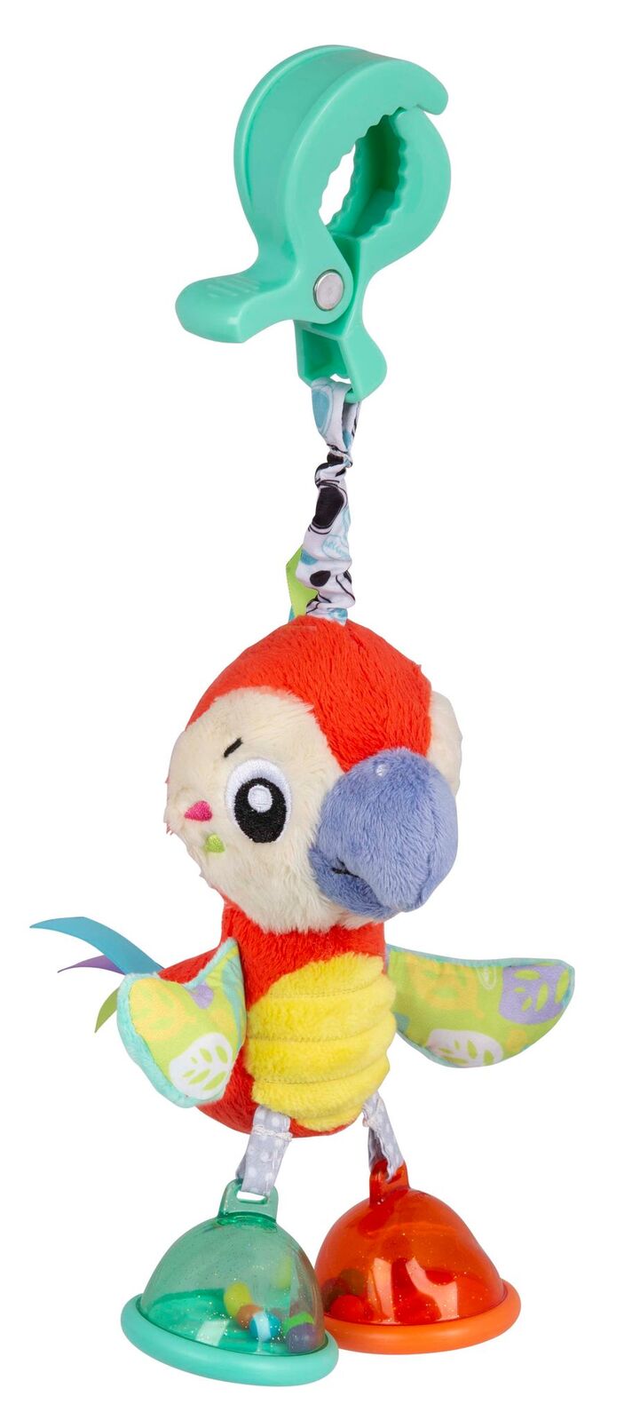 Playgro Dingly Dangly Tropical Mio Macaw Baby Sensory Stimulting Toy 0m+