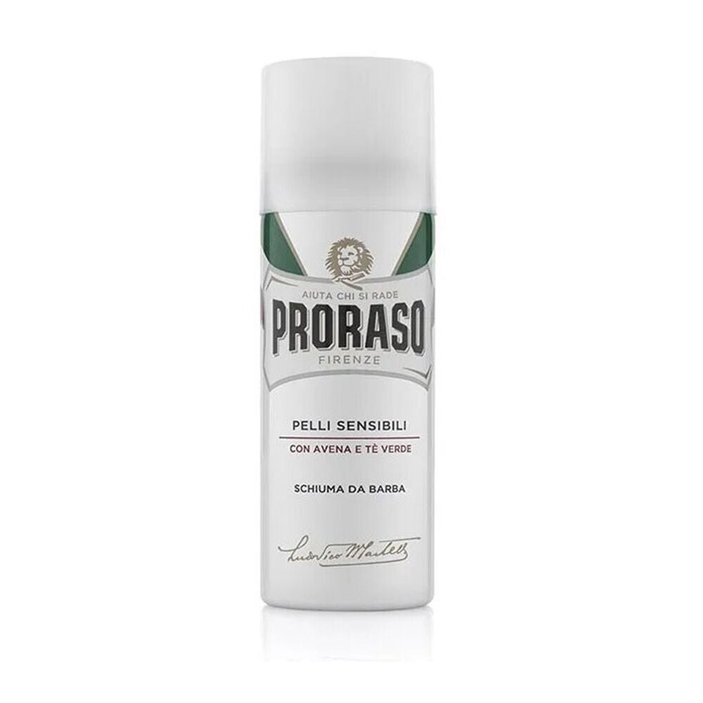 Proraso Shaving Foam Men's Grooming Essentials Skin w/ Aloe & Green Tea 50ml