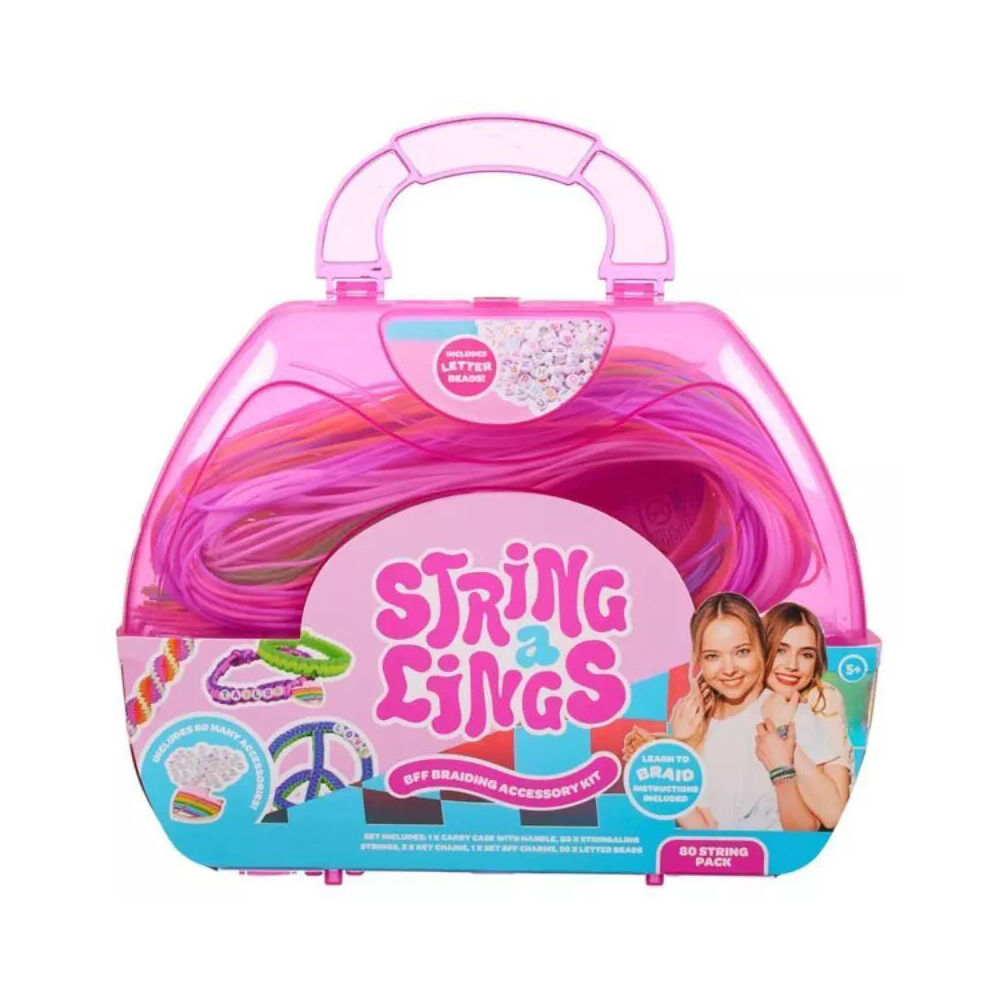 Stringalings Bead DIY Jewelry/Bracelet Craft Kit Kids/Children 5y+ (80 Pieces)