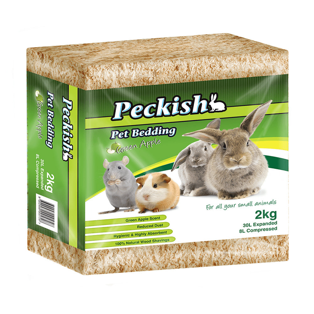 Peckish Small Pet Bedding Rabbit/Mouse Green Apple 2kg