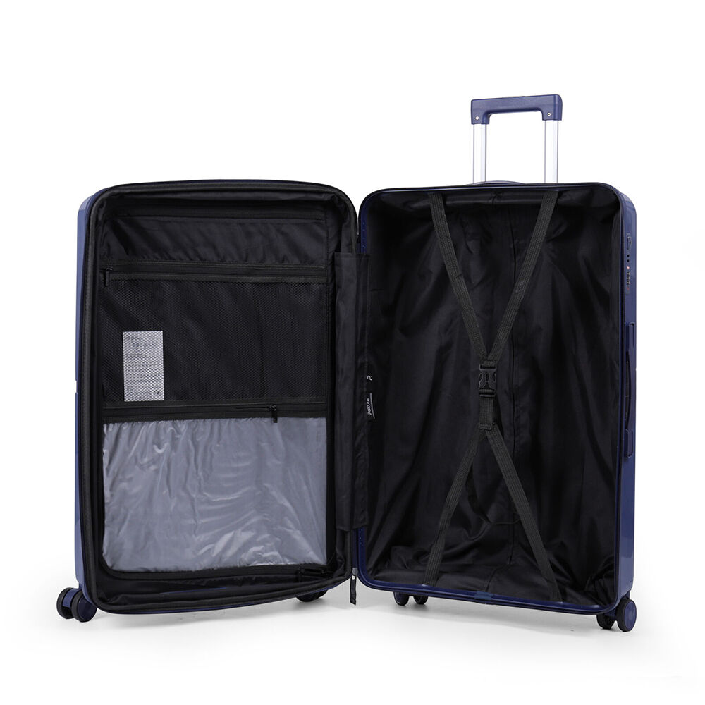 Paklite 75x50cm Navy Suitcase Lightweight Solar Large Travel Luggage — image 7