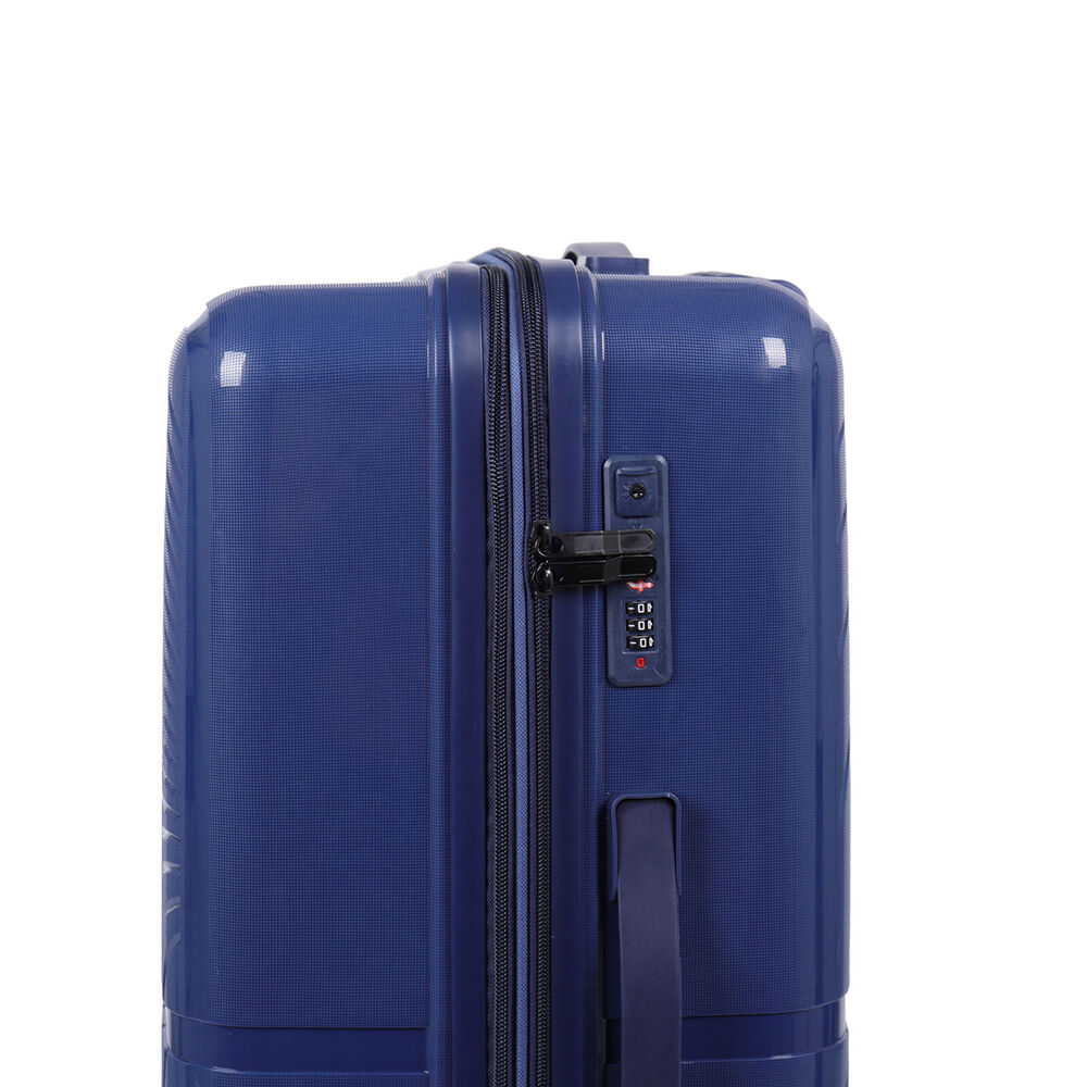 Paklite 75x50cm Navy Suitcase Lightweight Solar Large Travel Luggage — image 8