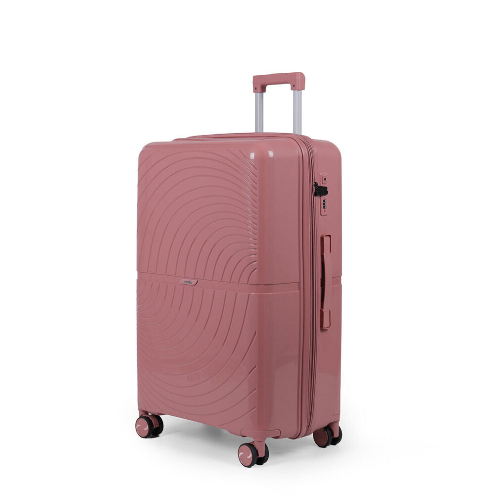 Paklite 75x50cm Pink Suitcase Lightweight Solar Large Travel Luggage — image 3