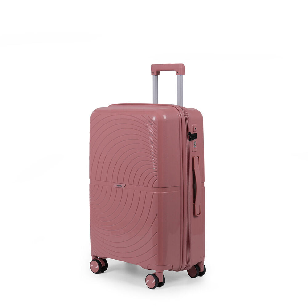 Paklite 65x43cm Pink Suitcase Lightweight Solar Medium Travel Luggage — image 3