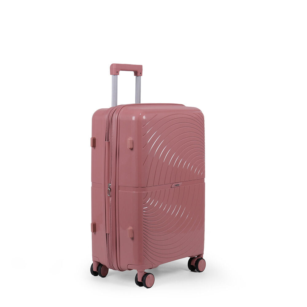 Paklite 65x43cm Pink Suitcase Lightweight Solar Medium Travel Luggage — image 6