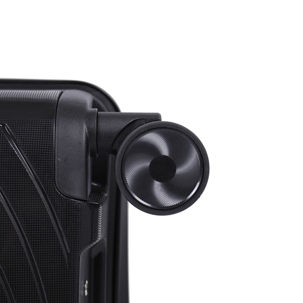Paklite 55x35cm Black Suitcase Lightweight Solar Small Travel Luggage — image 10