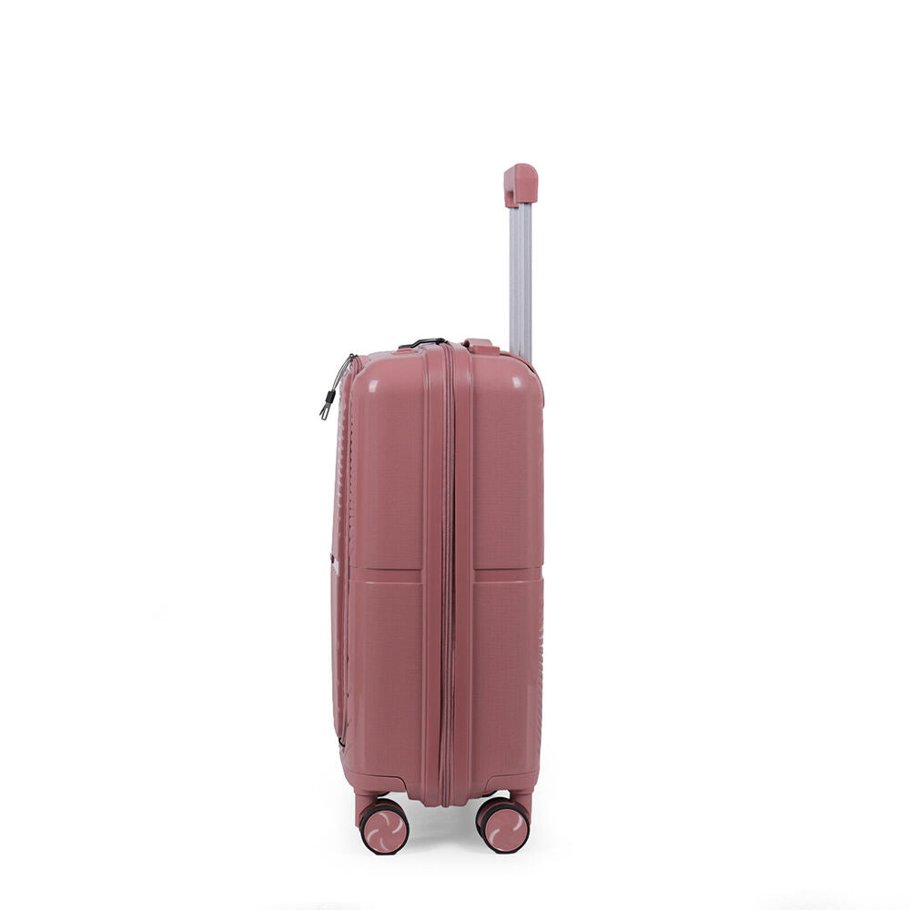 Paklite 55x35cm Pink Suitcase Lightweight Solar Small Travel Luggage — image 2