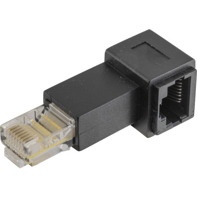 Pro2 Pro.2 Right Angle/90 LAN Adapter w/ 50D Black PVC Housing/Gold Plated Contacts — image 2