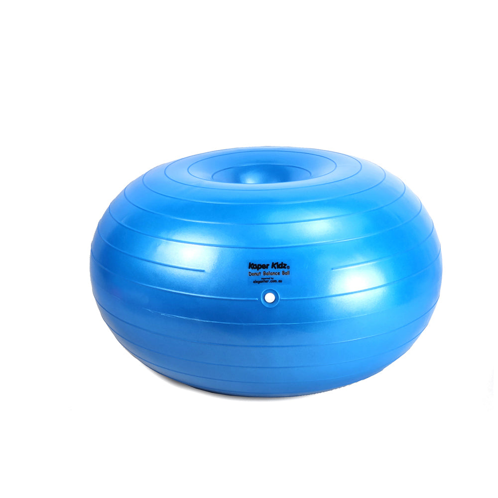 Kaper Kidz Donut Balance Ball Inflatable Play Toy 50cm Blue Kids/Children 12m+