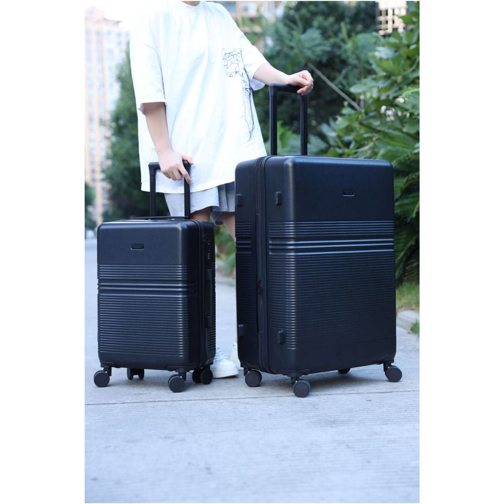 Paklite 76.5x50cm Black Suitcase Lightweight Elements Large Travel Luggage — image 6