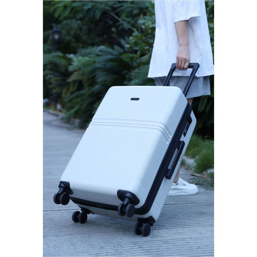 Paklite 76.5x50cm Oatmeal Suitcase Lightweight Elements Large Travel Luggage — image 6
