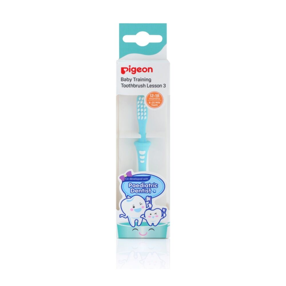 Pigeon Training Baby Toothbrush Step 3 Safety Shield Soft Bristle — image 3