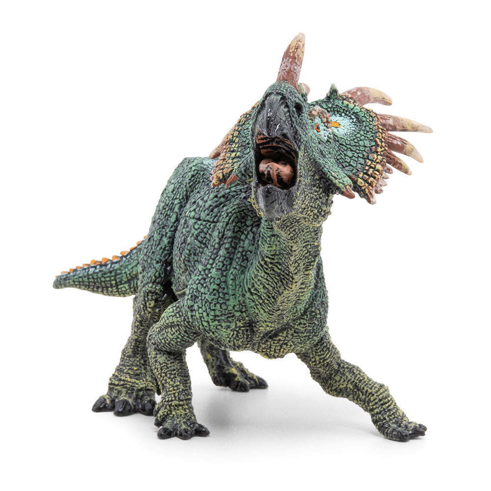 Papo France Styracosaurus Kids Animal Prehistoric Dinosaur Figurine Fun Toy