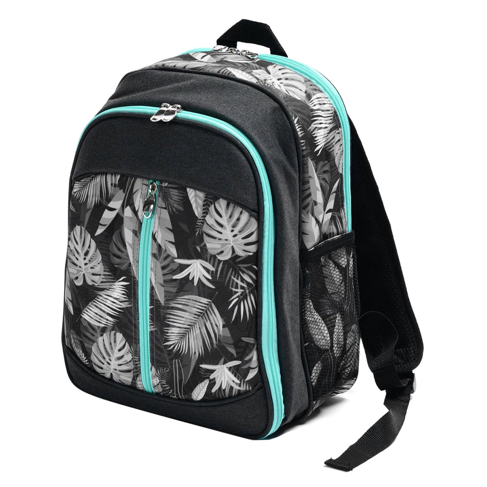 Trailmaster 2 Person Insulated Picnic Padded Backpack w/Cutlery/Glasses/Plate — image 4