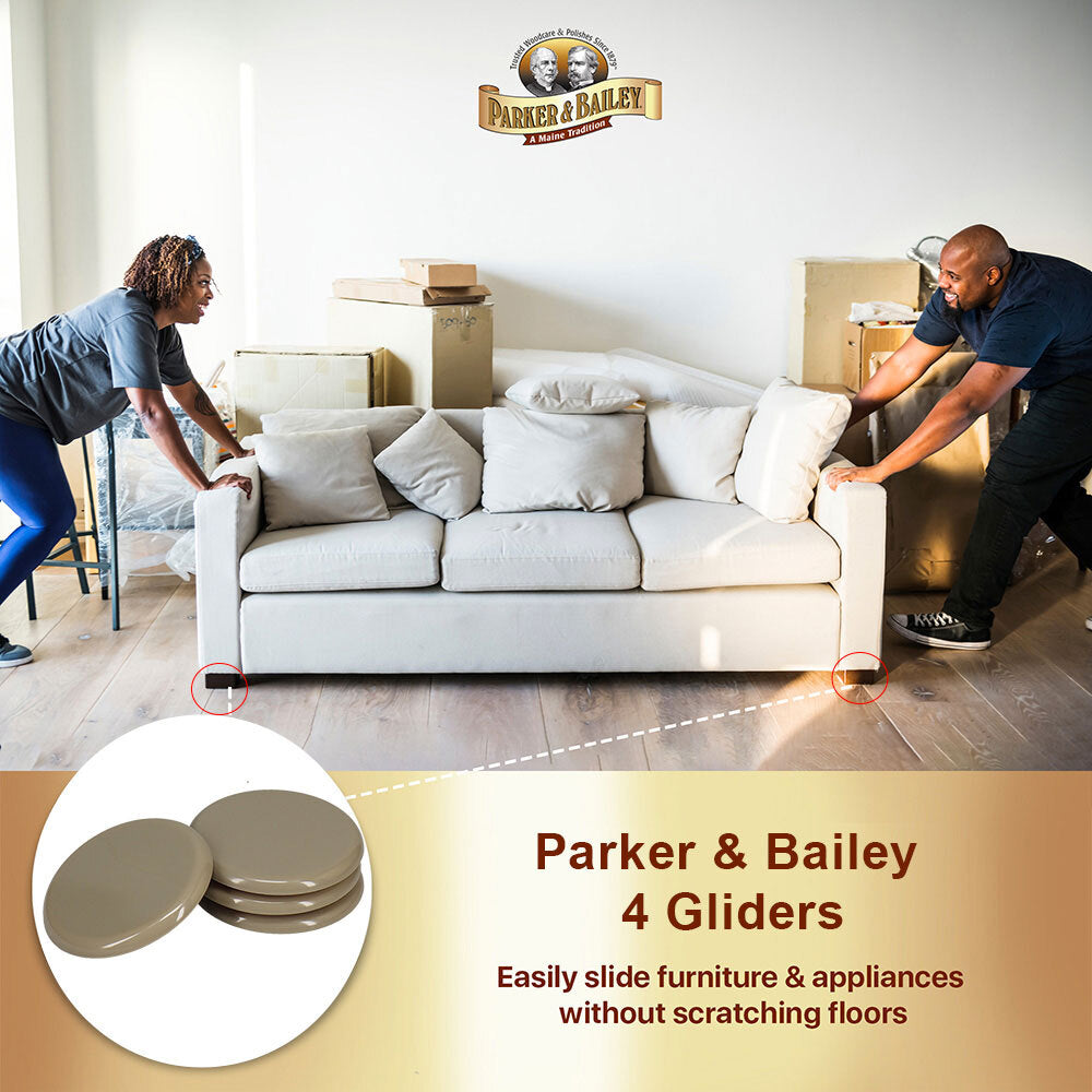Parker & Bailey Heavy Furniture/Appliance Floor Protection Gliders/Movers (4 Pieces) — image 4