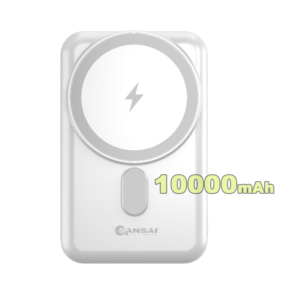 Sansai Power Bank USB-C 10000mAh 22.5W w/ Kickstand LED 11x7 cm Assorted — image 2